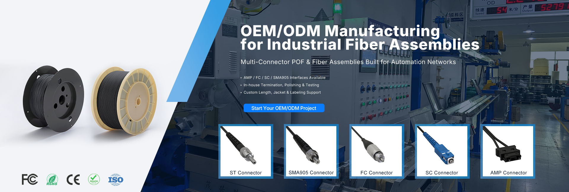 Kwaliteit De Kabel van het de Vezelflard van MTP MPO Fabriek