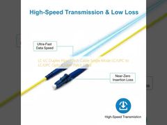 LC-LC Duplex Fiber Patchkabel Single Mode LC/UPC naar LC/UPC Glasvezel Patch Cord