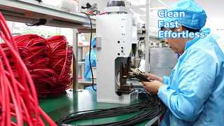 MPO/PC 12-kern OM4-vezelpatchsnoer MPO