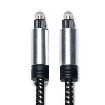 kopen Toslink Optische Audio Digitale Kabel SPDIF Kabel Gebreid Touw Vergulde Shell Poort Voor Home Theater CD Speler Soundbar online manufacture