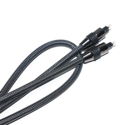 kopen Factory Outlet gloednieuwe Toslink audio digitale kabel nylon gevlochten OD4.0 metalen omhulsel vergulde connector online manufacture