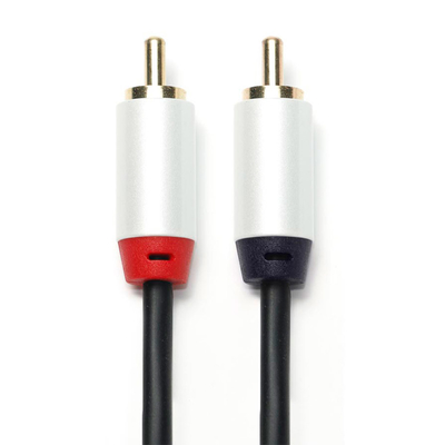 kopen Digitale Audiokabel 2/1 Wit Geplateerd Metaal Shell Golden Connector 1M 2M 3M RCA van 3,5 mm voor Soundbar-Autoaudio online manufacture