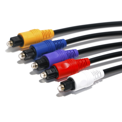 kopen RCA-kabel optische digitale audiokabel 5 kleuren plastic connector 1,5 m - 5 m voor dvd-cd-speler online manufacture