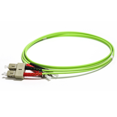 Vezeloptische Kabel Multimode ST Duplexheren OM2 50/125 3.0mm het Koord st-LC UPC, 1M/2M/3M/5M/10M van het Vezelflard