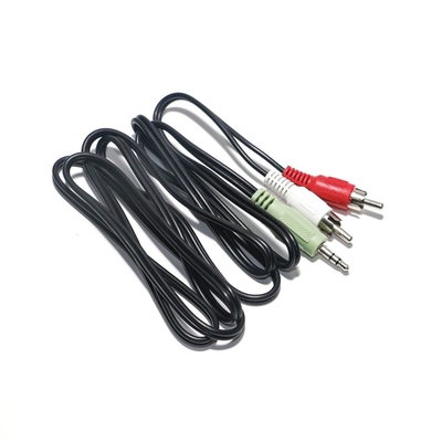 RCA Optische Digitale Audio Kabel 2/1 Lotus Connector Dual Sound 2M 3M 5M Voor DVD PC CD Speler