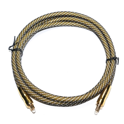 TOSLINK Optische Audiokabel OD 7.0 Nylon Gevlochten Net 4K Vergulde Poorten HiFi Geluid Voor Subwoofer Versterker Audiophile