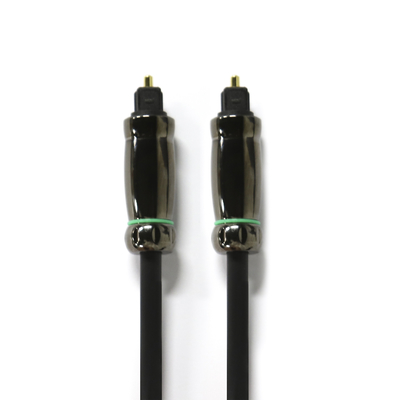 Corrosiebestendige TOSLINK optische audiokabel OD6.0mm zwarte kabel voor dvd's Blu-rays
