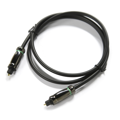 Corrosiebestendige TOSLINK optische audiokabel OD6.0mm zwarte kabel voor dvd's Blu-rays