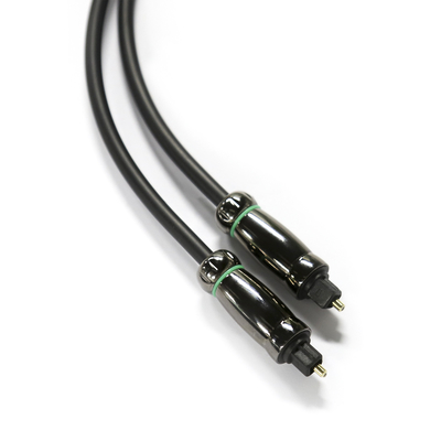 Corrosiebestendige TOSLINK optische audiokabel OD6.0mm zwarte kabel voor dvd's Blu-rays
