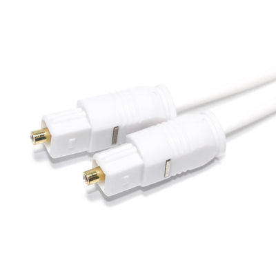 Factory Outlet Digitale Optische Audiokabel Wit Toslink SPDIF Ultradun Voor Thuis Sound Bar Mini CD