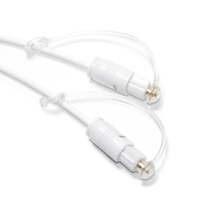 Factory Outlet Digitale Optische Audiokabel Wit Toslink SPDIF Ultradun Voor Thuis Sound Bar Mini CD