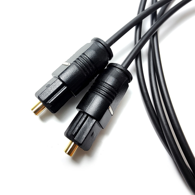 Fabrieksprijs SPDIF Toslink optische audiokabel OD4.0 ultradun voor thuisgeluidsbalk / mini-cd 1,5 m 2 m
