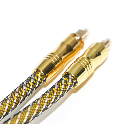 TOSLINK OD7.0 Geweven Touw Plated Gold poorten Digitale Kabel Hoge Resolutie Voor Audiofiele Versterker TV 1.8M 3M 5M