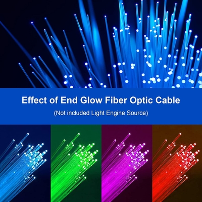 FTTH Fiber Drop Kabel PMMA Kern 0.25mm-10mm Plastic Optische Vezel Transparant Voor Trans Datum/Signaal
