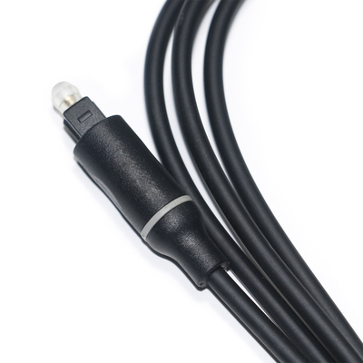1.5M - 5M Toslink Digitale Kabel OD4.0 Zwart Plastic Connector Voor Home Theater CD Soundbar