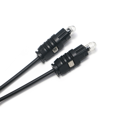 Toslink optische kabel OD2.2 zwarte ultradunne spdif-uitgangskabel voor soundbar minispeler-cd