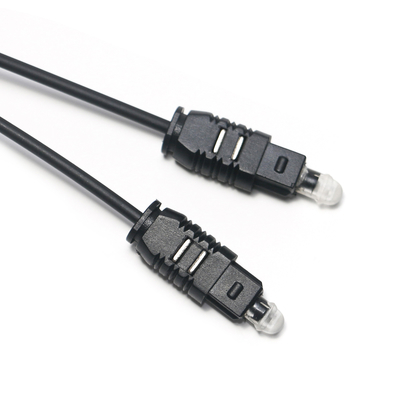 Toslink optische kabel OD2.2 zwarte ultradunne spdif-uitgangskabel voor soundbar minispeler-cd