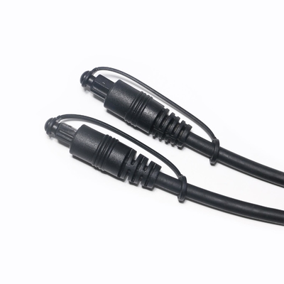 Gloednieuwe Hifi Sound Toslink Optische Audio Digitale Kabel S/PDIF Plated Gold Connector Zwart PVC 1.5M 2.4M 3M