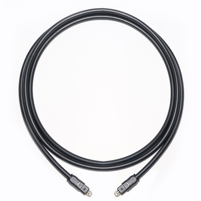 Optische digitale audiokabel OD4.0 mannelijk naar mannelijk Toslink-kabel voor thuisbioscoop, soundbar, tv en meer 1,2 m 2,4 m 3 m meer
