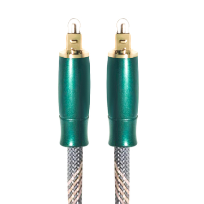 Toslink Optische Digitale Kabel Knited Touw Plated Gold 4K Connecotr Hoge Geluidskwaliteit HiFi 1.2M 2M voor Versterker