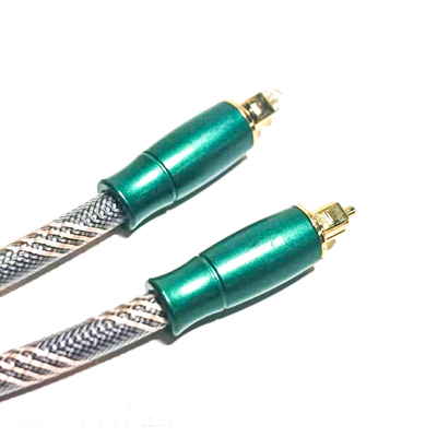 Toslink Optische Digitale Kabel Knited Touw Plated Gold 4K Connecotr Hoge Geluidskwaliteit HiFi 1.2M 2M voor Versterker