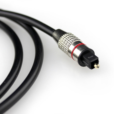 TOSLINK Digitale Optische Audio Kabel Plated Metal Shell Golden Connector Voor Home Theater CD player1M/2M/3M