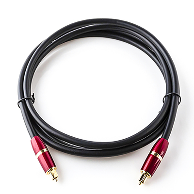 Toslink Digitale Optische Kabel PVC Vergulde Goud Spdif Connector voor Soundbar TV Speler 3 Kleur 1M