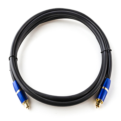 Toslink Digitale Optische Kabel PVC Vergulde Goud Spdif Connector voor Soundbar TV Speler 3 Kleur 1M