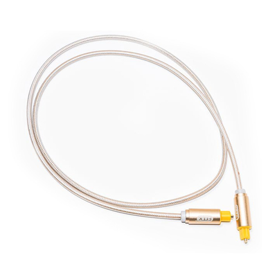 Toslink Knited Touw Met Plated Frosted Metal Shell OD4.0 Plug Voor Auto Speaker Digitale Kabel Soundbar