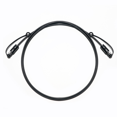 Factory Outlet Toslink optische audiokabel PMMA zwart PVC met stofkap extra dun voor Soundbar
