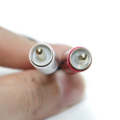Digitale Audio Kabel 3.5 MM 2/1 Zwart PVC Wit Rood Plated Aluminium Gouden Connector Voor Auto Audio