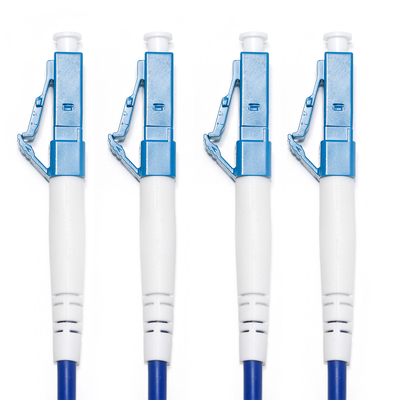 SC LC Glasvezel Patchkabel Multimode Dual-Core OM3 4/4 10G voor Survailiance WLAN LAN