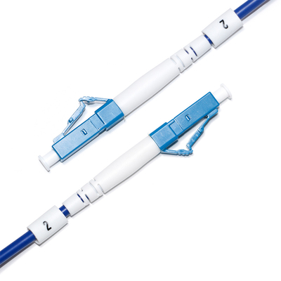 SC LC Glasvezel Patchkabel Multimode Dual-Core OM3 4/4 10G voor Survailiance WLAN LAN