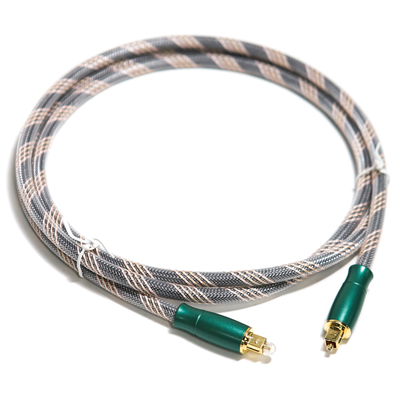 Toslink Optische Digitale Kabel Knited Touw Plated Gold 4K Connecotr Hoge Geluidskwaliteit HiFi 1.2M 2M voor Versterker