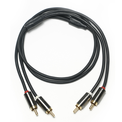 RCA Digitale Audio Kabel 3.5MM PVC Plated Zwart Aluminium Legering ShellQuality Voor Soundbar 0.5M Conector Voor mini Soundbar