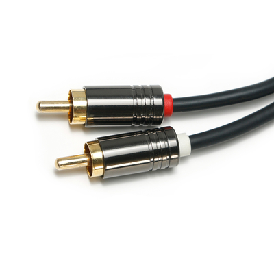 RCA Digitale Audio Kabel 3.5MM PVC Plated Zwart Aluminium Legering ShellQuality Voor Soundbar 0.5M Conector Voor mini Soundbar