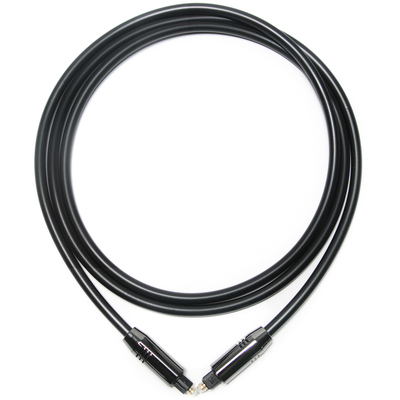Toslink Optische Audiokabel OD5.0 Zwart Aluminium Optische PVC vergulde gouden Poorten Kosten Prestaties Voor Home Soundbar