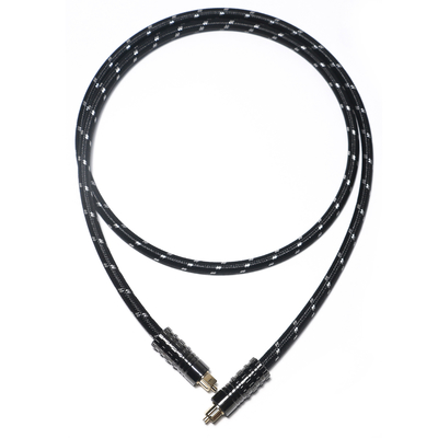 Toslink Digitale Optische Audio Kabel OD5.0 Knited Touw Verguld Met Zwarte Geweven Shell Voor Versterker Soundbar 1.5M 3M 5M