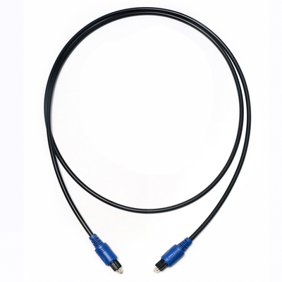 Fabrieksprijs Gloednieuwe Toslink digitale glasvezelkabel PVC-kabel Verguld blauw omhulsel HiFi-geluid voor thuisbioscoop