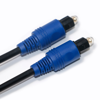 Fabrieksprijs Gloednieuwe Toslink digitale glasvezelkabel PVC-kabel Verguld blauw omhulsel HiFi-geluid voor thuisbioscoop