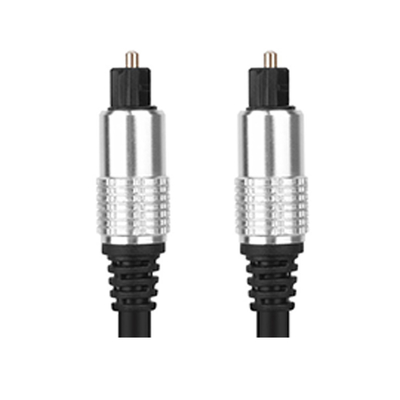 Fabriek prijs Gloednieuwe Toslink Glasvezelkabel Goud Port Plated Wit Alumium Shell Voor Thuis Theatra 1.2M