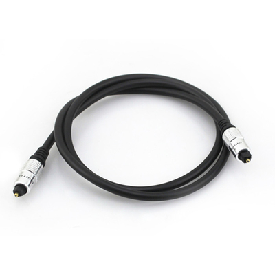 Fabriek prijs Gloednieuwe Toslink Glasvezelkabel Goud Port Plated Wit Alumium Shell Voor Thuis Theatra 1.2M
