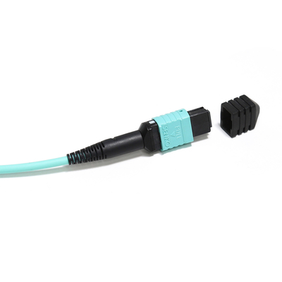MTP/MPO Blue Hybrid Trunk-kabel FC/MPO 8/1 12C-connector Voor apparatuurtest
