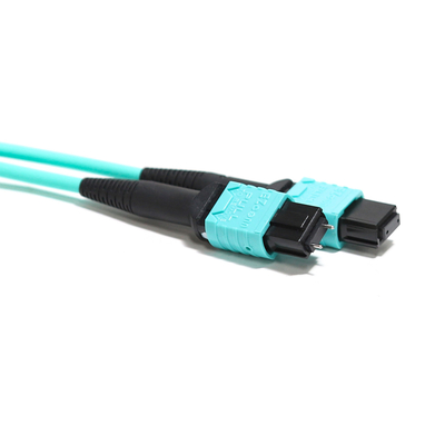 Factory Outlet MTP/MPO Optical Patch Chord Blue OM3 Duplex GR-1435-Core voor WLAN Net