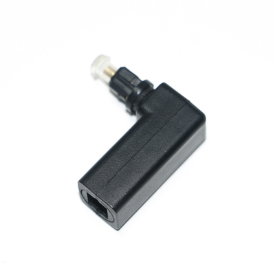 Toslink Female naar Toslink Male Optische 90 Graden Haakse Audio Kabel Adapter Stereo Audio Converter 360 Draait