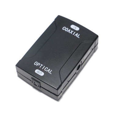 Glasvezelconvertor Coaxiaal naar optische SPDIF-converter 1.4 Splitter 4K × 2K Ondersteuning 3D