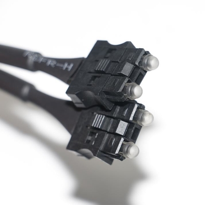 180dB/Km Servo Optische Glasvezelkabel OD4.0 Zwarte Kabel Voor Apparatuur Test, Machine Connector Servo Systeem