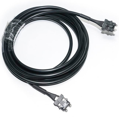 180dB/Km Servo Optische Glasvezelkabel OD4.0 Zwarte Kabel Voor Apparatuur Test, Machine Connector Servo Systeem