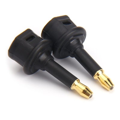 Factory Outlet Toslink glasvezel audio-adapter 3,5 mini vierkante uitbreidingspoort naar glasvezelconversie