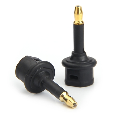 Factory Outlet Toslink glasvezel audio-adapter 3,5 mini vierkante uitbreidingspoort naar glasvezelconversie